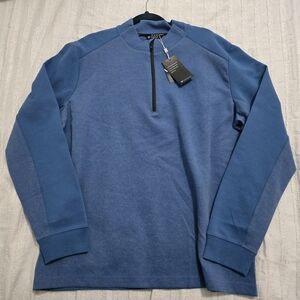 Levelwear - Blue Quarter-Zip Sweatshirt